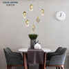 Staircase Decorative Desing Modern Crystal Chandeliers Led Luxury Hanging Lighting Fixtures Round Modern Chandelier