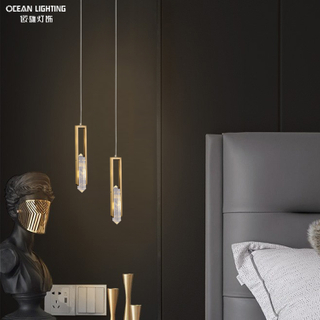 Hotel Ceiling Decorative Lights Gold Pendant Lights Led K9 Crystal Chandelier Modern