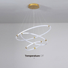 Nordic Dining Led Brass Modern Kitchen Celling Pendant Lamp Light Round for Living Room