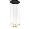Ocean Staircase Decorative Home Acrylic LED Modern Crystal Chandeliers