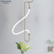 Chandelier pendant lamp with 360 degree soft silicone extrusion tubes led ceiling lamp