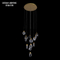 Contemporary kitchen dining linear hanging led lights pendant modern