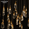 gold luxury modern led hotels crystal small chandelier lighting