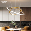 Ocean Lighting LED Modern Golden Irregular Decorative Simple Pendant Light
