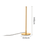 Wholesale Nordic Contemporary Aluminium Night Tall Table Light Bed Side Led Table Lamp Modern