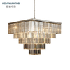 Indoor Design Decorative Lighting Fixture Ceiling Crystal Chandelier Lighting for Dining Room