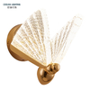 Nordic Design Decorate Bathroom Wall Light Fixture Luxury Modern Sconce Butterfly LED Wall Lamp Indoor
