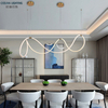 Gold Metal Nordic Dinner Modern Style Pendant Lamp Led Minimalist Pendant Hanging Lights for Kitchen