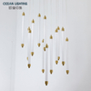 Ocean Lighting Modern Living Roomstairs Light Luxury Acrylic Pendant Lamp 