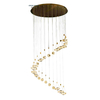 Ocean Living Room Ceiling Luxury Crystal Chandeliers Pendant Lights