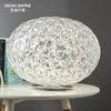 European Modern Simple Light Luxury Acrylic Creative Art Decorative Bedside Table Lamp 