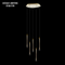 Modern indoor decoration led crystal small lighting chandeliers