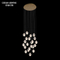 Modern fashion simple luxury K9 clear Crystal Ceiling Lighting Chandelier