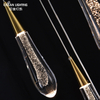 Modern Decorative Ceiling Luxury Pendant Lights Bronze K9 Crystal Led Chandelier