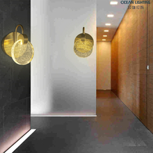 Indoor Nordic Design Decorate Bathroom Wall Lamp Fixture Luxury Modern Sconce LED Wall Light
