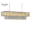 Ocean Hotel Ceiling Big Luxury Crystal Chandeliers Pendant Lights