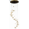 Ocean Living Room Ceiling Luxury Crystal Chandeliers Pendant Lights