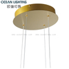  Modern Pendant Light with square Lights LED Adjustable Chandelier Ceiling Light Fixture for Dining Room Bedroom Living Room