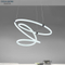 Nordic Modern Pendant Lights PVC Hanging Chandelier Lamp