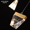 modern cystal customerized hanging stair pendant lighting led lobby villa decoraitve chandelier