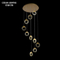 gold luxury modern led hotels crystal small chandelier lighting