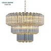 Ocean Hotel Ceiling Big Luxury Crystal Chandeliers Pendant Lights