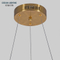 Nordic Modern Simple Pendant Lamp Postmodern Ring Indoor lighting 24W Led Chandelier