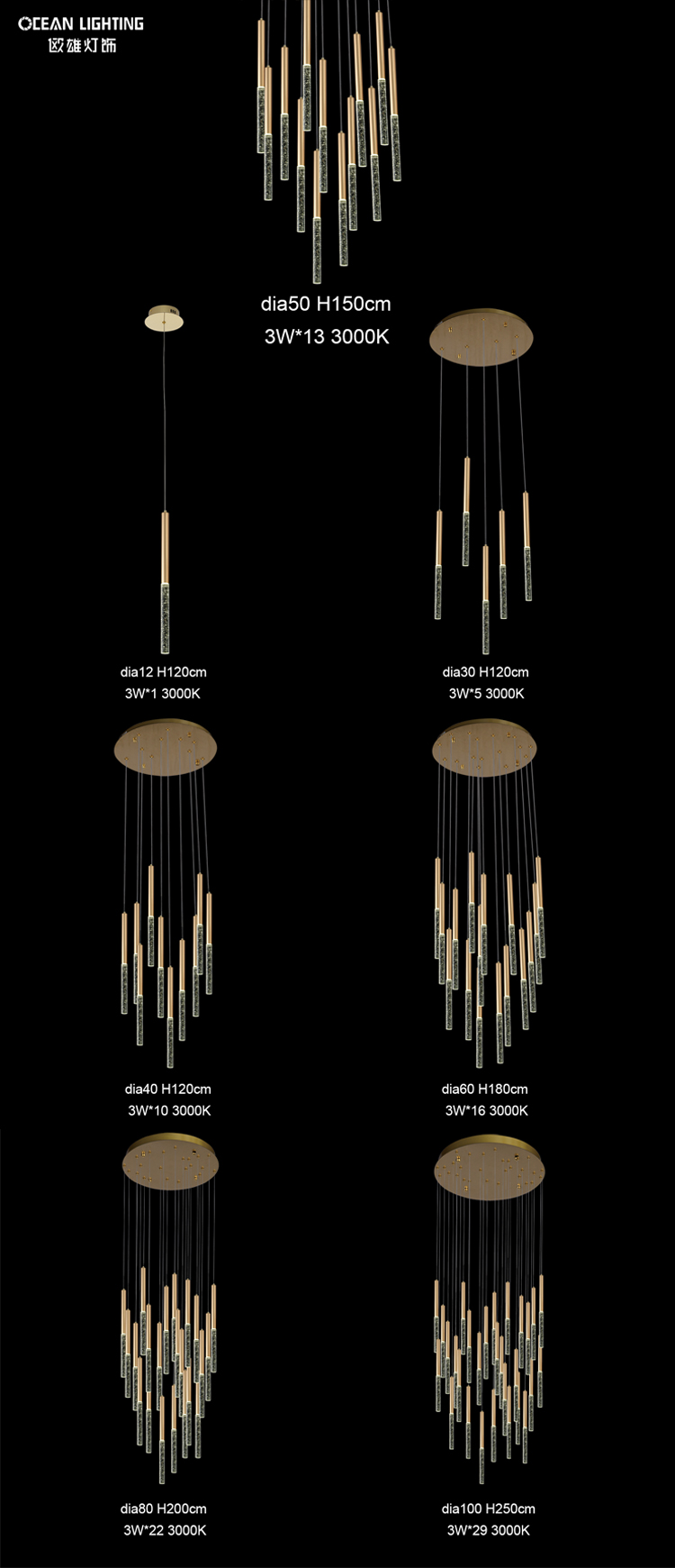 cystal chandeliers manufacture