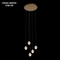 Modern fashion simple luxury K9 clear Crystal Ceiling Lighting Chandelier