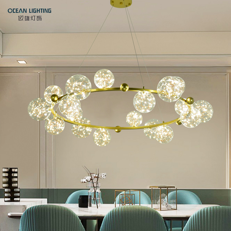 Ocean Lighting Indoor Decoration Lamp Long Shape Chandelier Pendant Lights 