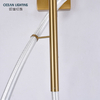 Custom Decorate Luxury Fixture Gold Silica Gel Led Bedside Wall Lamps Indoor Modern Wall Lights