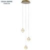 Ocean Staircase Decorative Home Acrylic LED Modern Crystal Chandeliers