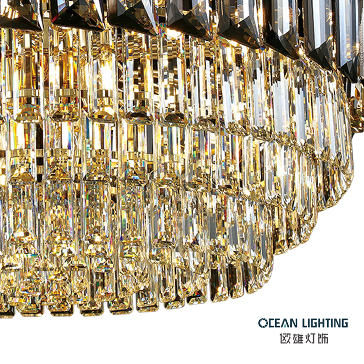 New Design Modern Crystal Pendant Lamp Chandelier for Hotel Home Restaurant