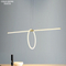 New style light luxury modern European PVC iron pendant hanging lamp