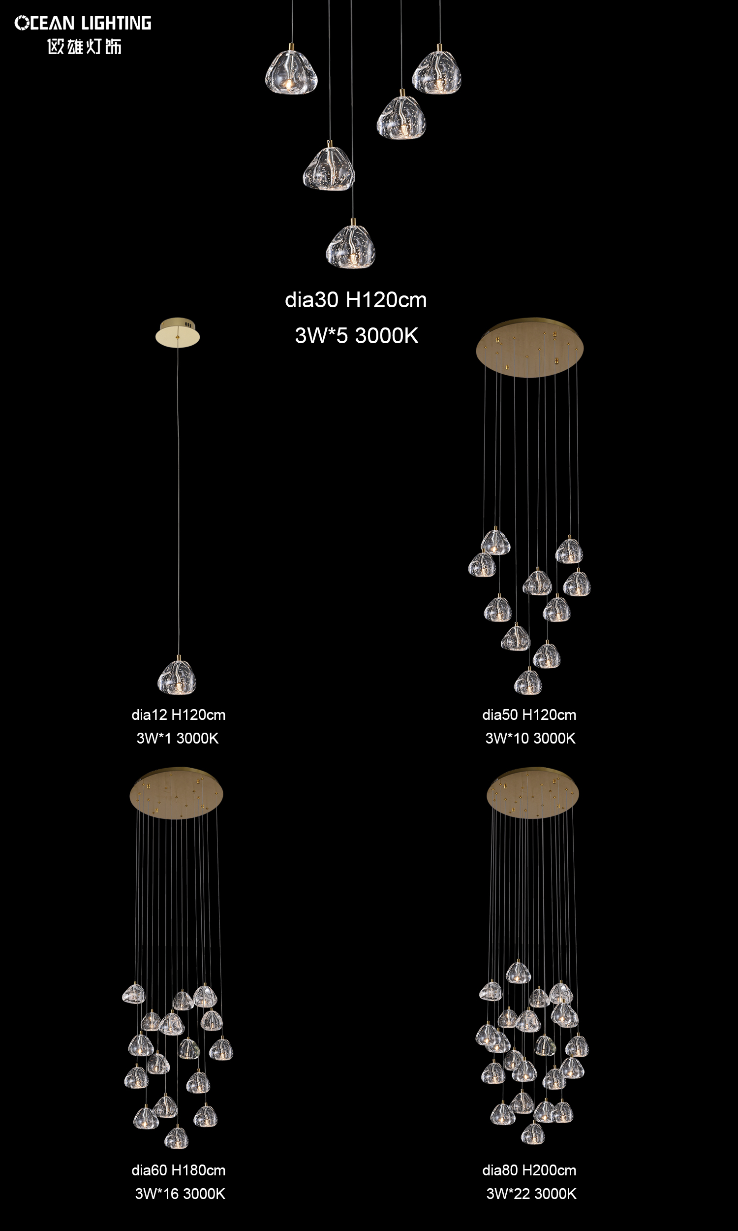 cystal chandeliers manufacture