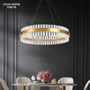 Ocean Lighting Luxury Cristal Lamp IndoorHome Decoration Chandelier Gold Pendant Lamp