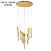 Ocean Lighting Contemporary Interior Decoration Light Luxury Crystal Pendant Lamp 
