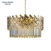 Ocean Interior Decor Modern Luxury Crystal Chandelier Lighting Gold
