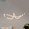 modern 360 degree silicone extrusion tubes led pendant lamp