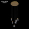 Contemporary kitchen dining linear hanging led lights pendant modern