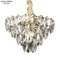 Interior decoration Clear K9 Crystal Hanging Chandelier Lighting