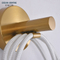 modern design round minimalism Simplify soft silicone linear wall lamp