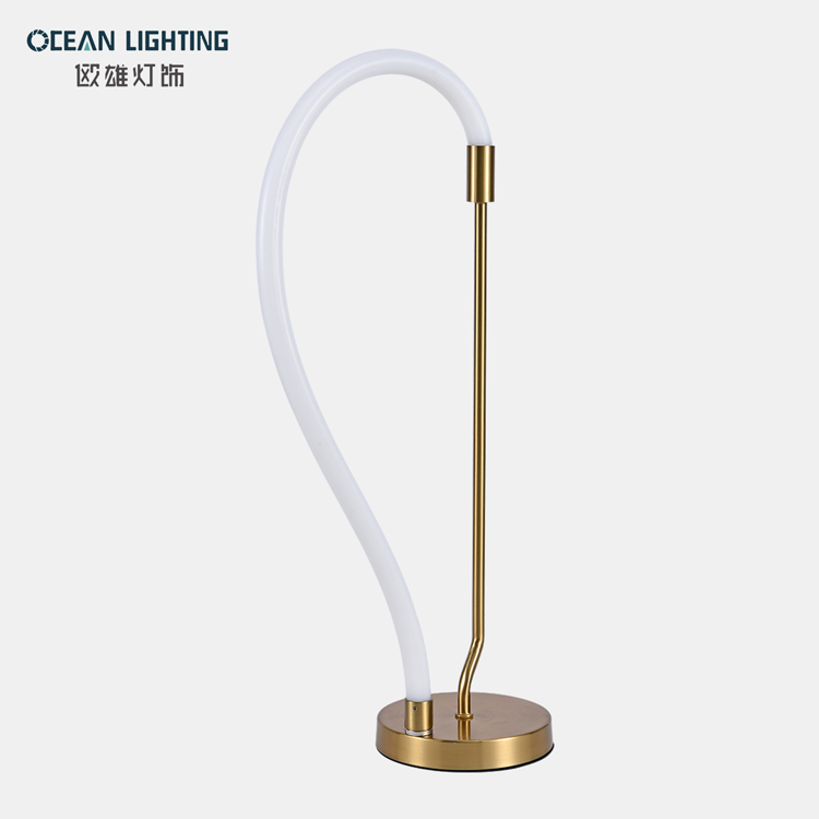 Nordic simple light luxury creative living room silicone tube lighting table light