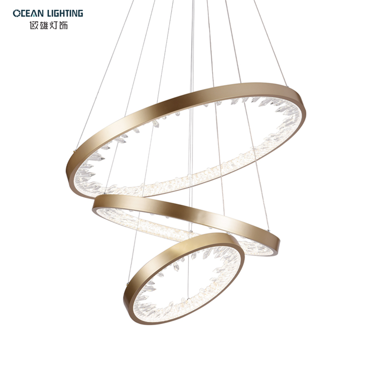 Modern design Indoor Lighting Luxury Pendant Light Crystal Chandeliers