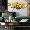 Living Room LedLuxury Crytal Modern Gold Stainless Steel Ceiling Lamp Chandelier
