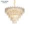 Living Room LedLuxury Crytal Modern Gold Stainless Steel Ceiling Lamp Chandelier