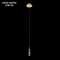 Indoor decoration luxury modern led hotels crystal small chandelier lighting