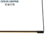 Nordic Dinner Gold Metal Aluminum Modern Led Ceiling Contemporary Kitchen Pendant Light for Island