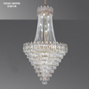 Custom Hotel Dining Ceiling Hanging Lights Modern Luxury Decorative Lighting Fixture Chandelier Crystals