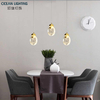 Staircase Decorative Desing Modern Crystal Chandeliers Led Luxury Hanging Lighting Fixtures Round Modern Chandelier